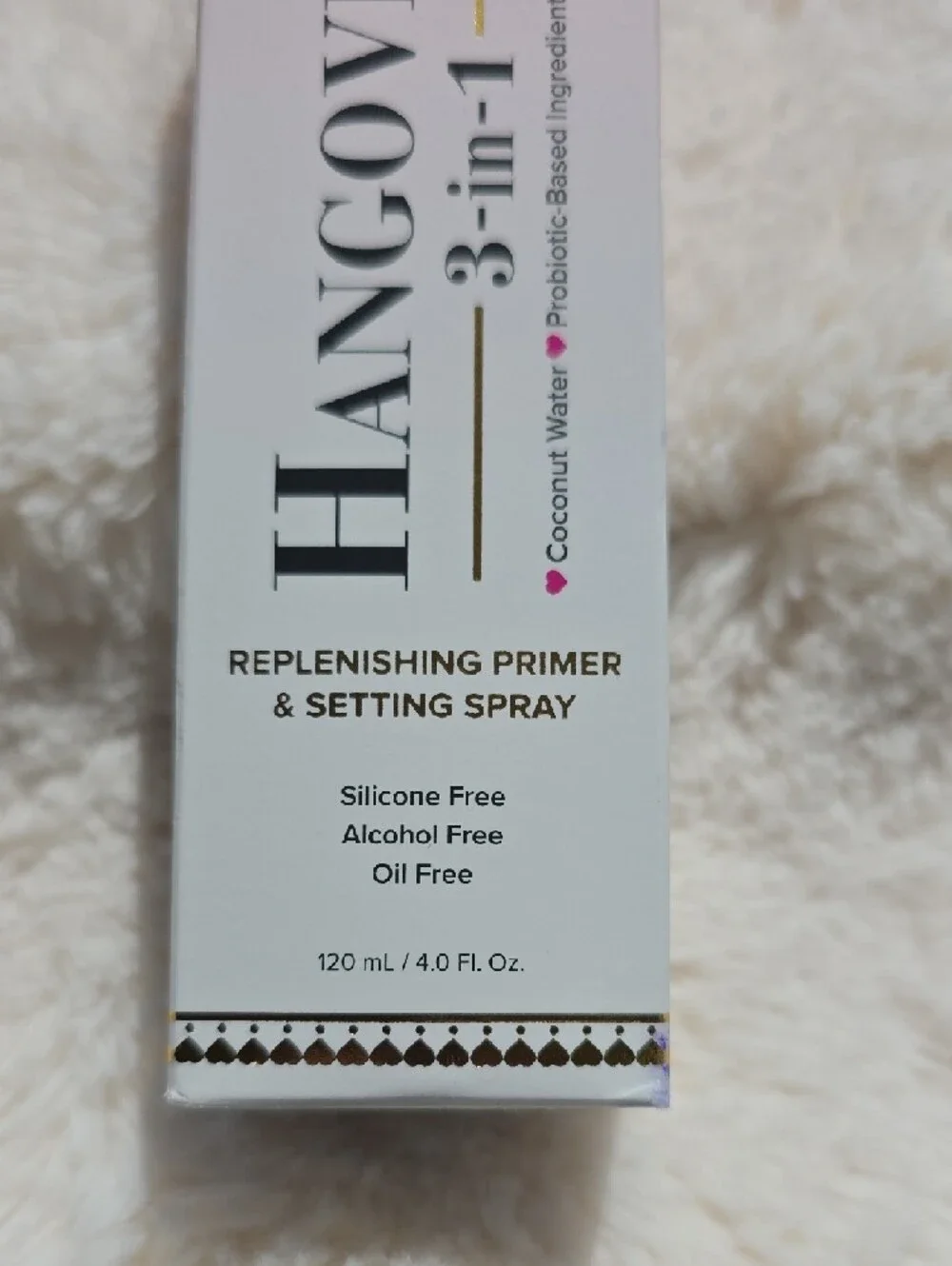 Too Faced Hangover 3-in-1 Replenishing Primer & Setting Spray - Pink/White/Gold